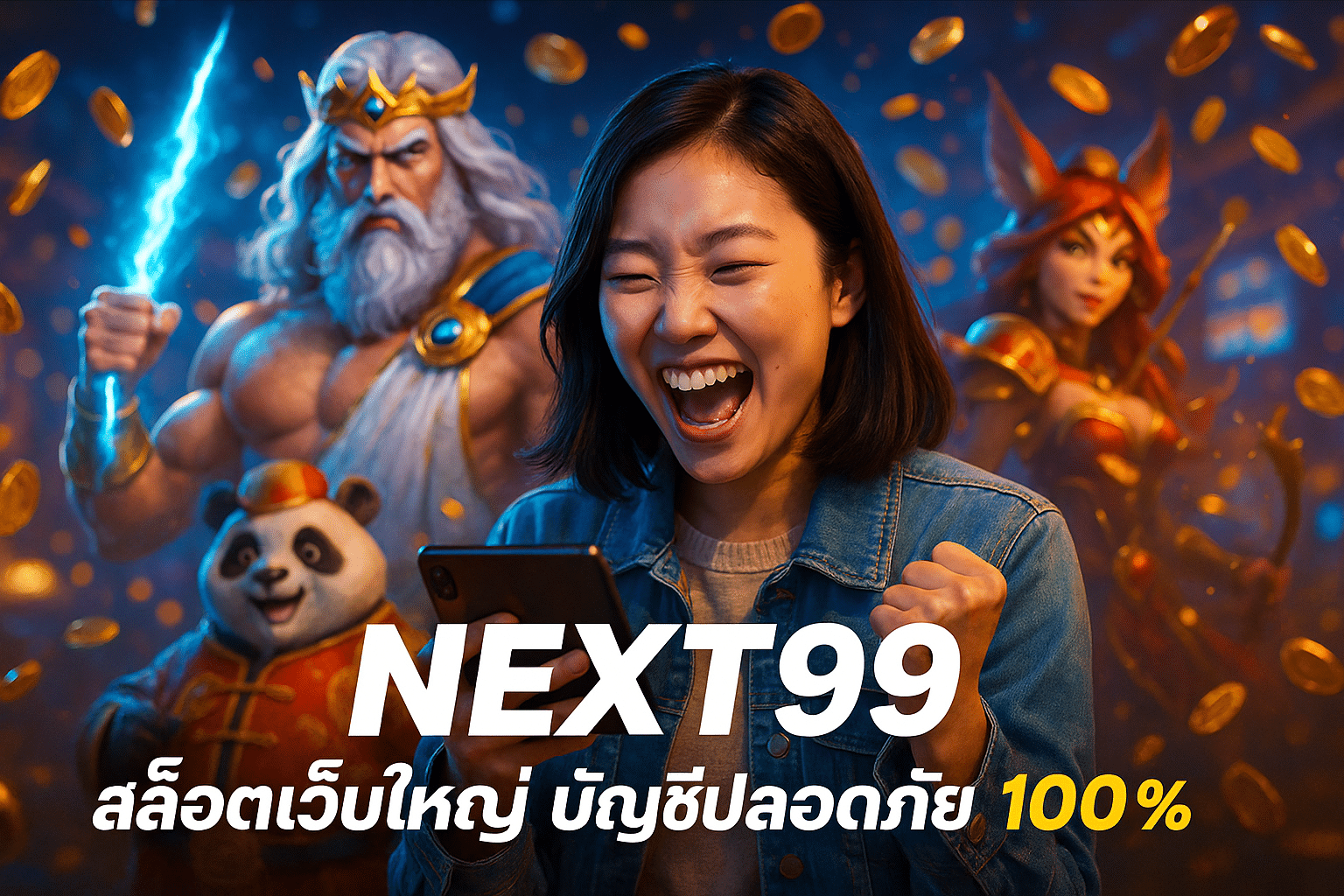NEXT99 สล็อตเว็บใหญ่ บัญชีปลอดภัย 100%