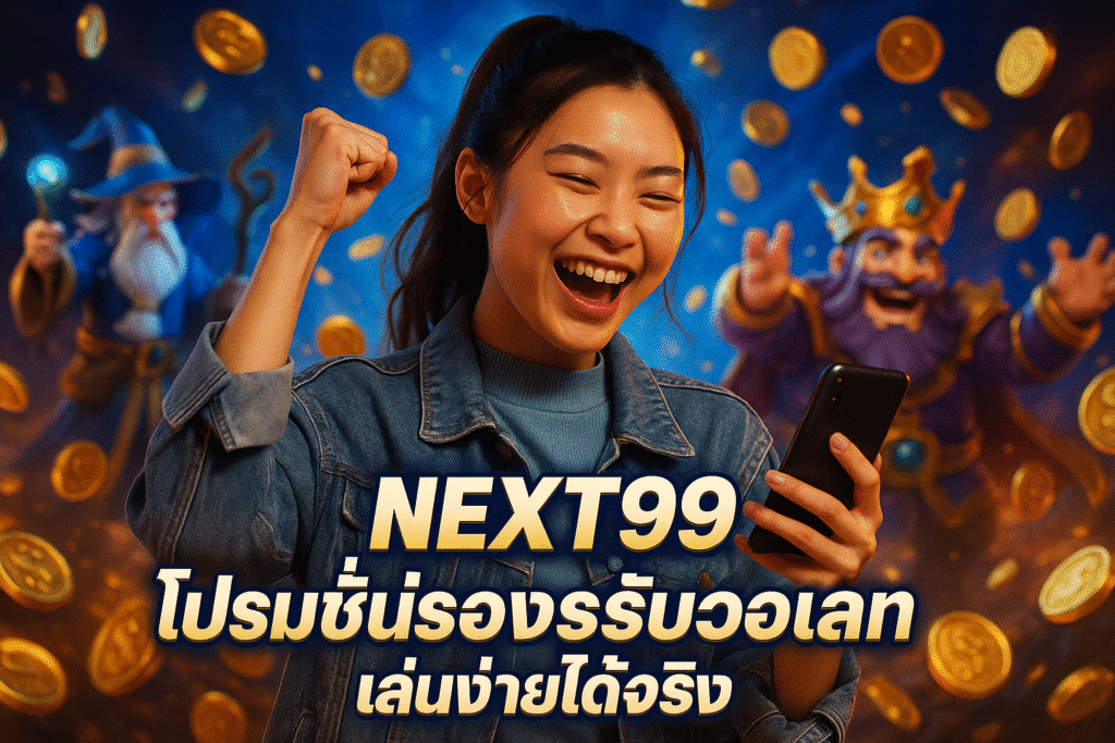 NEXT99 โปรโมชั่นรองรับวอเลท เล่นง่ายได้จริง