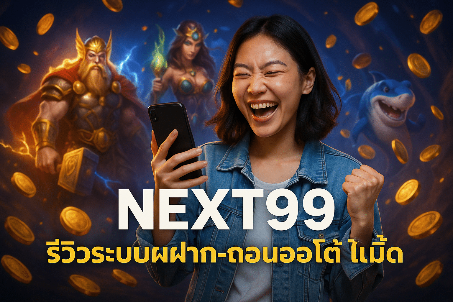 NEXT99 รีวิวระบบฝาก-ถอนออโต้ ไม่มีขั้นต่ำ