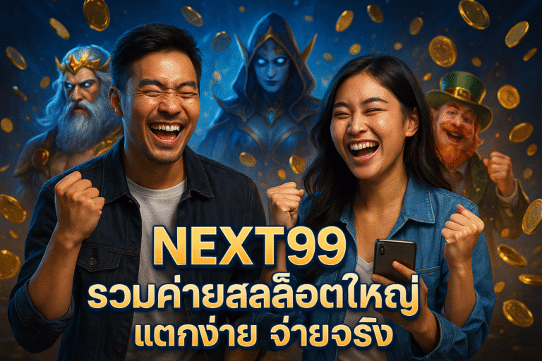 NEXT99 รวมค่ายสล็อตใหญ่ แตกง่าย จ่ายจริง